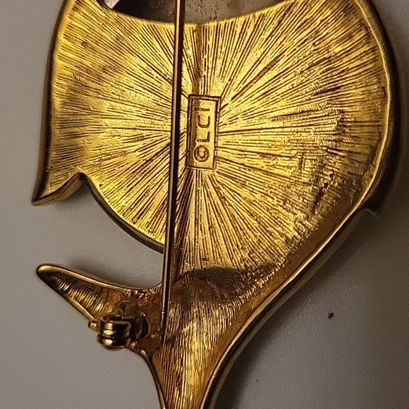 Vintage Liz Claiborne Designer Jewelry Mixed Metal Fish - Picture 4 of 5